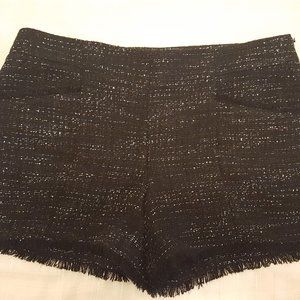 Loft Black Tweed Shorts